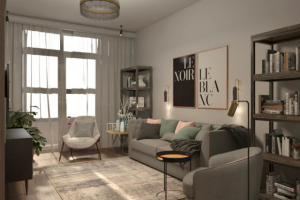 Дизайн проект квартиры ЖК Сердце столицы