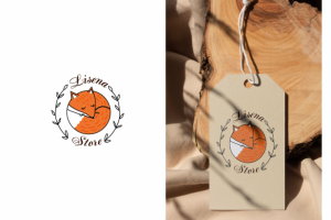 Логотип для детской одежды для новорожденных