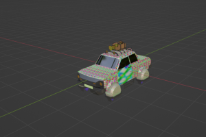 Модель в программе Blender