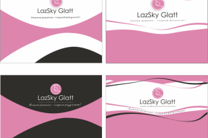 Оформление сети салонов лазерной эпиляции LazSkyGlatt