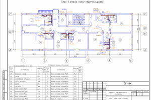 Перепланировка помещений нежилого здания - гостиницы