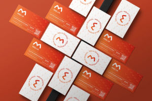 Фрагмент фирменного стиля для SMM-школы