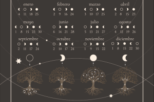 Флаер-памятка с лунным календарем