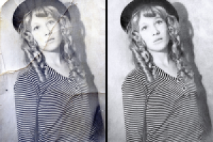 Девушка ретушь