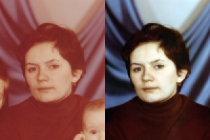 Женщина. Ретушь.