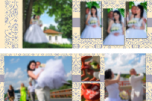 Фотоальбом (пример 2х разворотов)