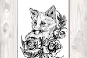 Графика -Лиса