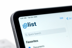 Логотип "Unlist.kz" для сайта с отзывами о разных компаниях