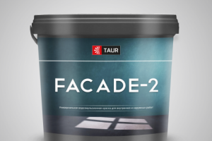 Дизайн этикетки для наружной водоэмульсии "Facade-2"