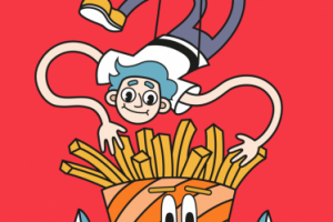 ИЛЛЮСТРАЦИЯ ДЛЯ УПАКОВКИ КАРТОШКИ ФРИ