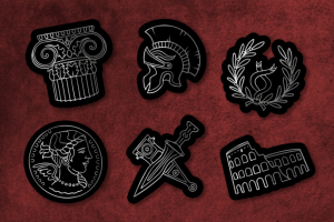 ЗНАЧКИ, ВДОХНОВЛЁННЫЕ ДРЕВНИМ РИМОМ