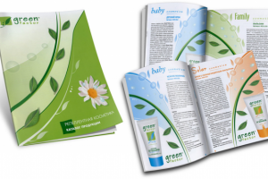 Буклет косметики Green Factor