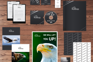 Фирменный стиль для компании Eagle wings group