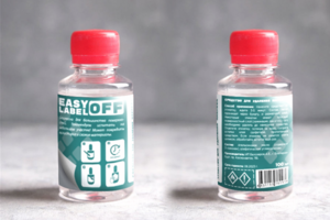 Этикетка "easy label off"