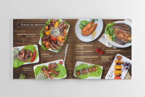 Меню для ресторана "Бридж"