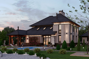 Архитектурный проект индивидуального жилого дома