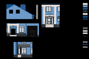 АГО - Схемы фрагментов фасадов