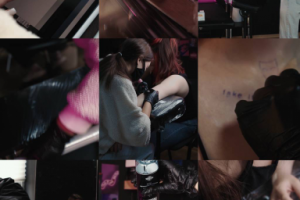 Рекламная съемка для тату-мастера