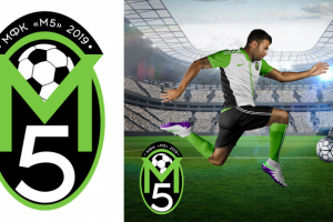 логотип для мини-футбольного клуба "М5"