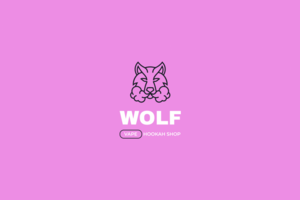Логотип для вейп магазина "Wolf"