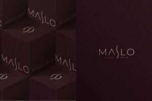 Логотип для бренда свечей "Maslo"