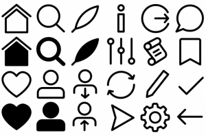 Иконки для мобильного приложения