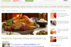 Рецепты горячих блюд на Новый Год