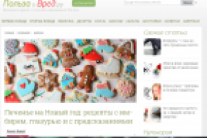 Рецепт печенья на Новый Год