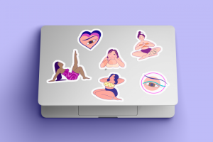 Набор векторных стикеров