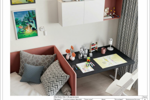 Дизайн проект детской - Лист - 18 - Пом- 1, визуализации