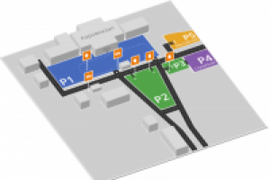 Карта парковки аэропорта г. Тюмень