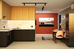 Дизайн кухни гостиной