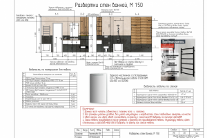 Развертки стен помещений
