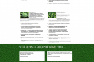 Landing Page на агро тему