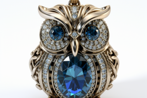 Кулон Сова. Концепт-дизайн ювелирных изделий.