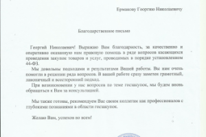 Помощь Заказчику при проведении закупок по 44-ФЗ