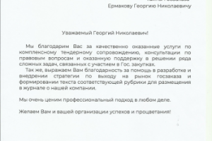 Сопровождение Поставщика при участии в госзакупках