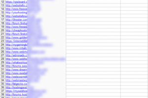 Ручной сбор англоязычных хостинг\SEO форумов и каталогов