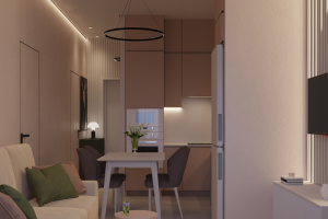 Кухня-гостиная в современом стиле