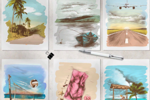 Пейзажи. Вектор