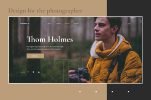 Лендинг для фотографа