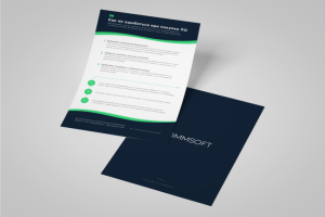 Дизайн информативной листовки для компании Commsoft