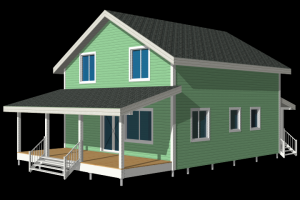 проект каркасного дома