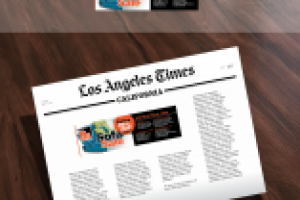 рекламный блок для "LA Times"