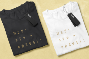 Дизайн макета футболок