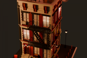 Модель дома в английском стиле