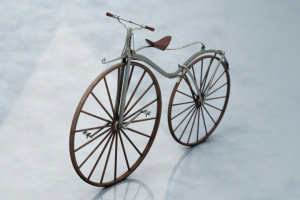 Первый деревянный велосипед