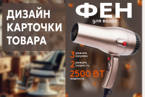 Инфографика для фена