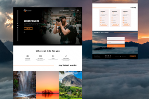 The photographer's landing page
