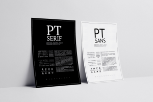 Рекламная продукция для шрифтов